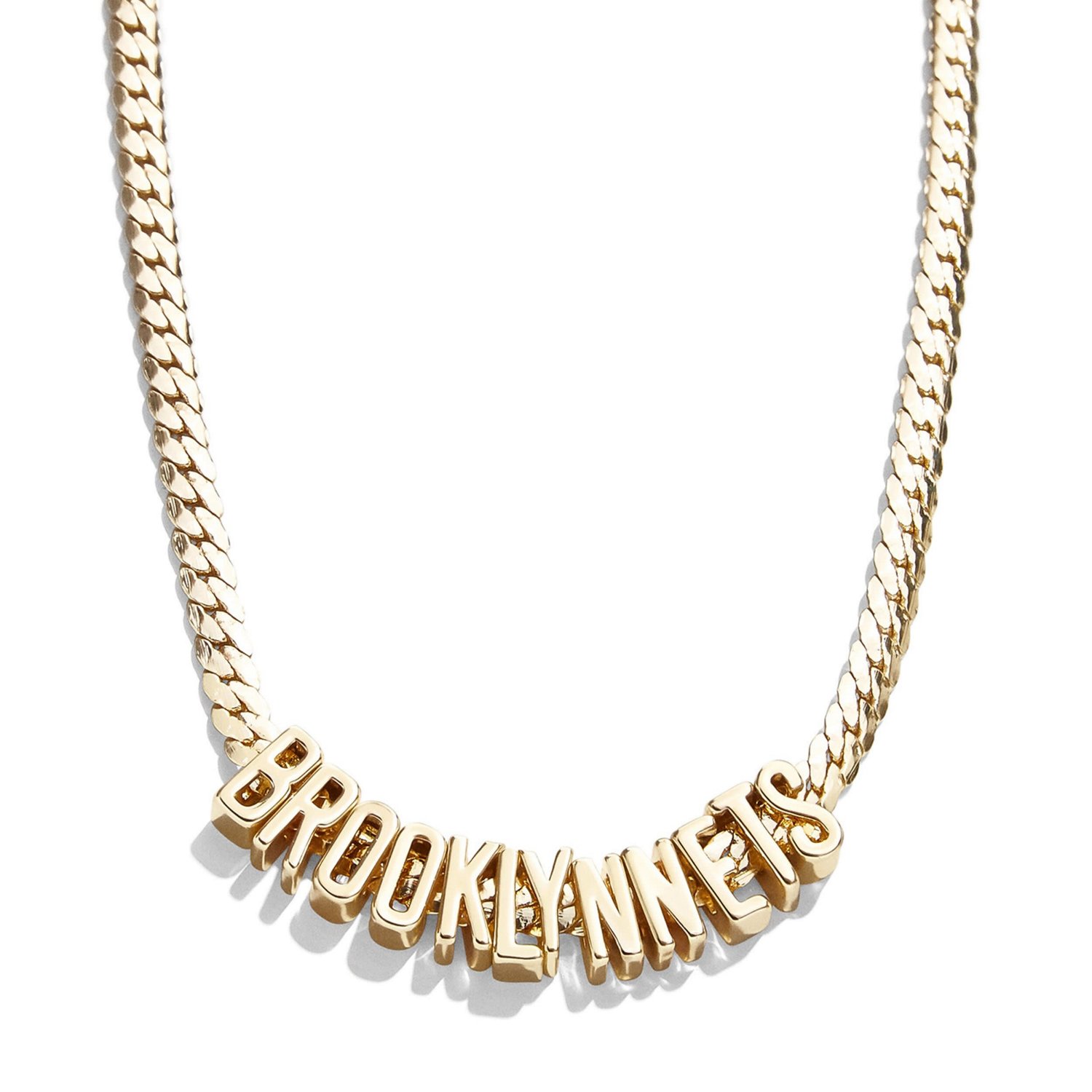 BaubleBar Brooklyn Nets Team Wordmark Chain Necklace - view number 2