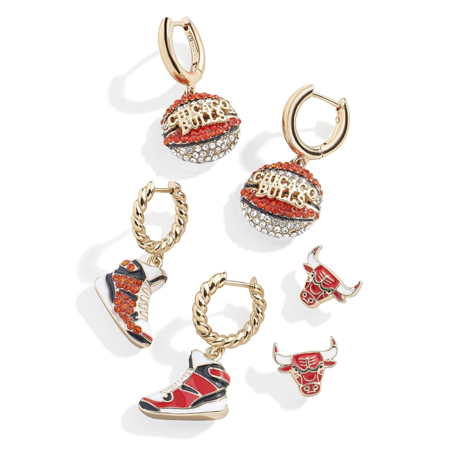 BaubleBar Chicago Bulls Logo Earrings Set - view number 2