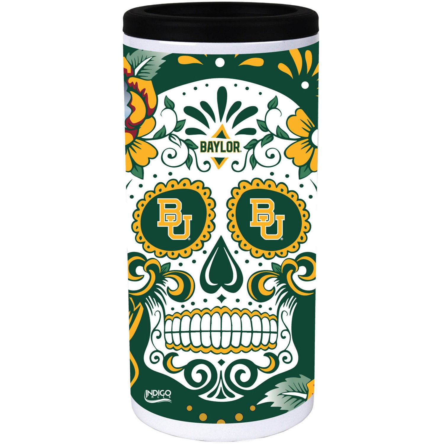 Baylor Bears Dia Stainless Steel 12oz Slim Can Cooler - view number 2