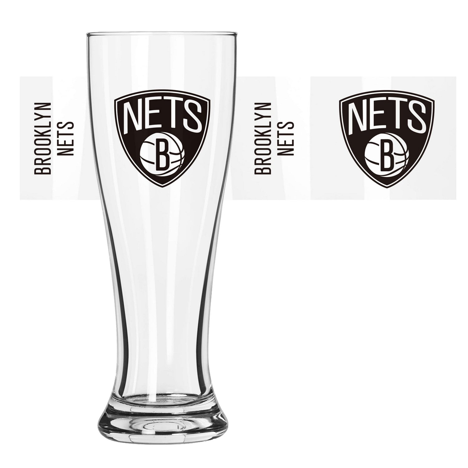 Brooklyn Nets 16oz Gameday Pilsner Glass - view number 2