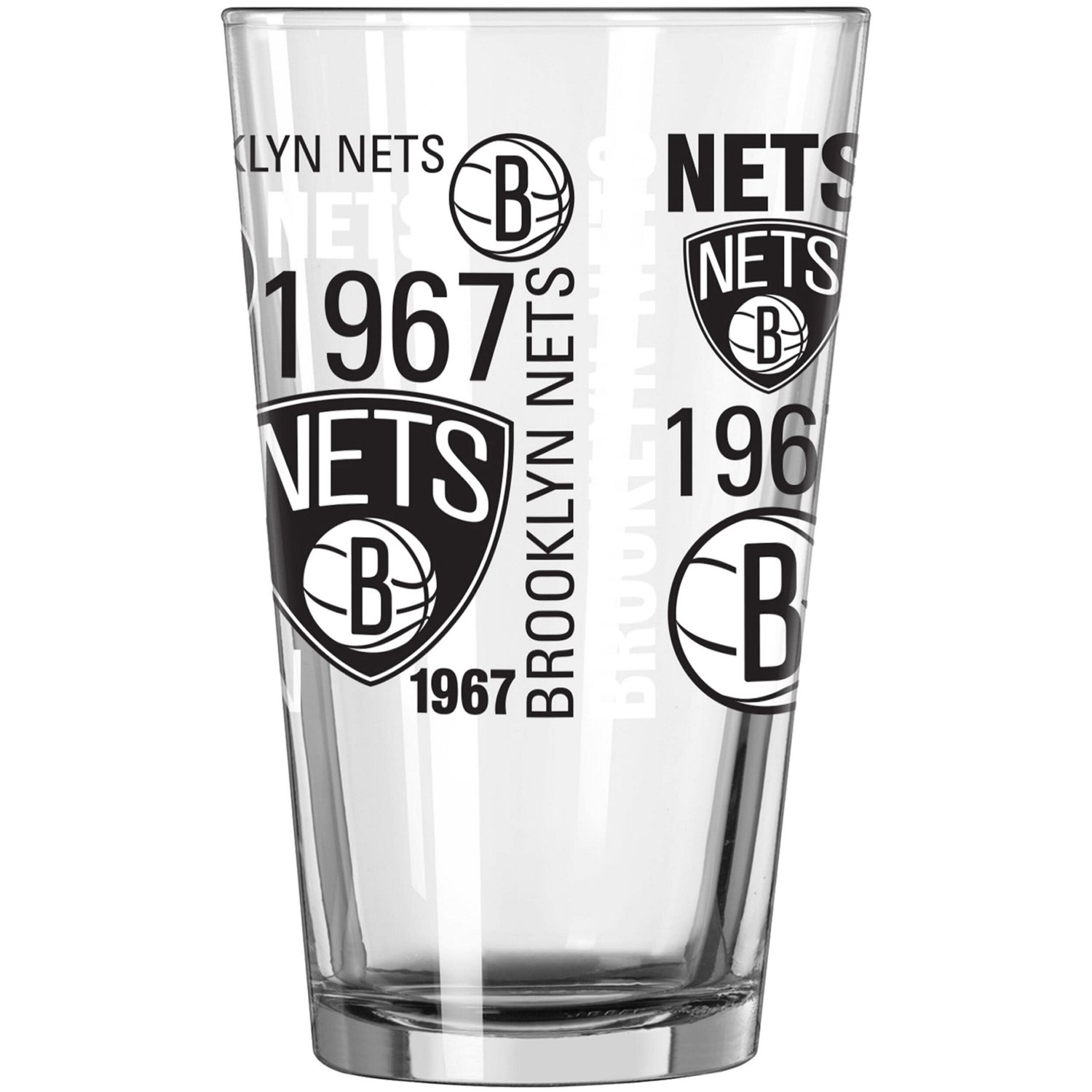Brooklyn Nets 16oz Team Spirit Pint Glass - view number 2