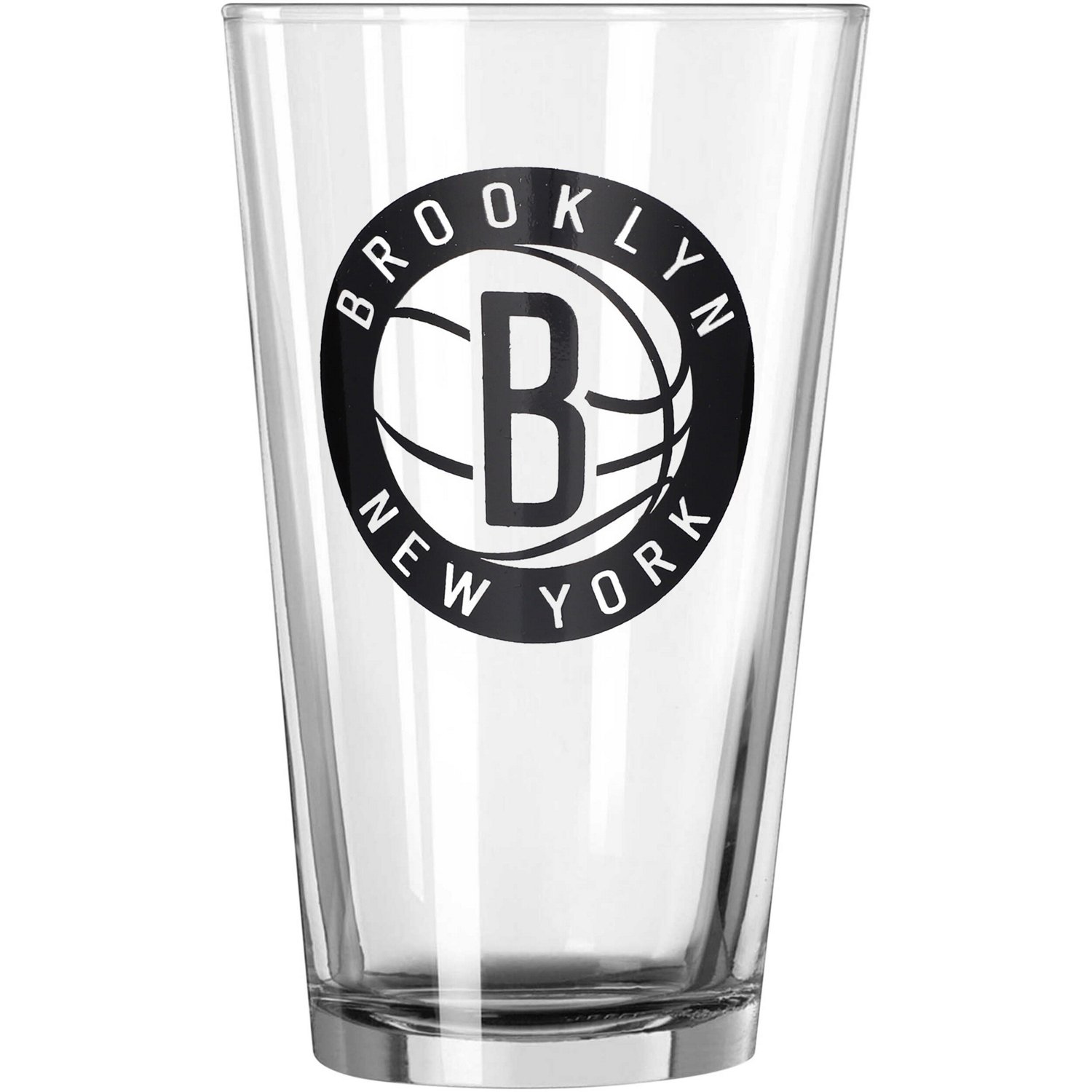 Brooklyn Nets 16oz Team Wordmark Game Day Pint Glass