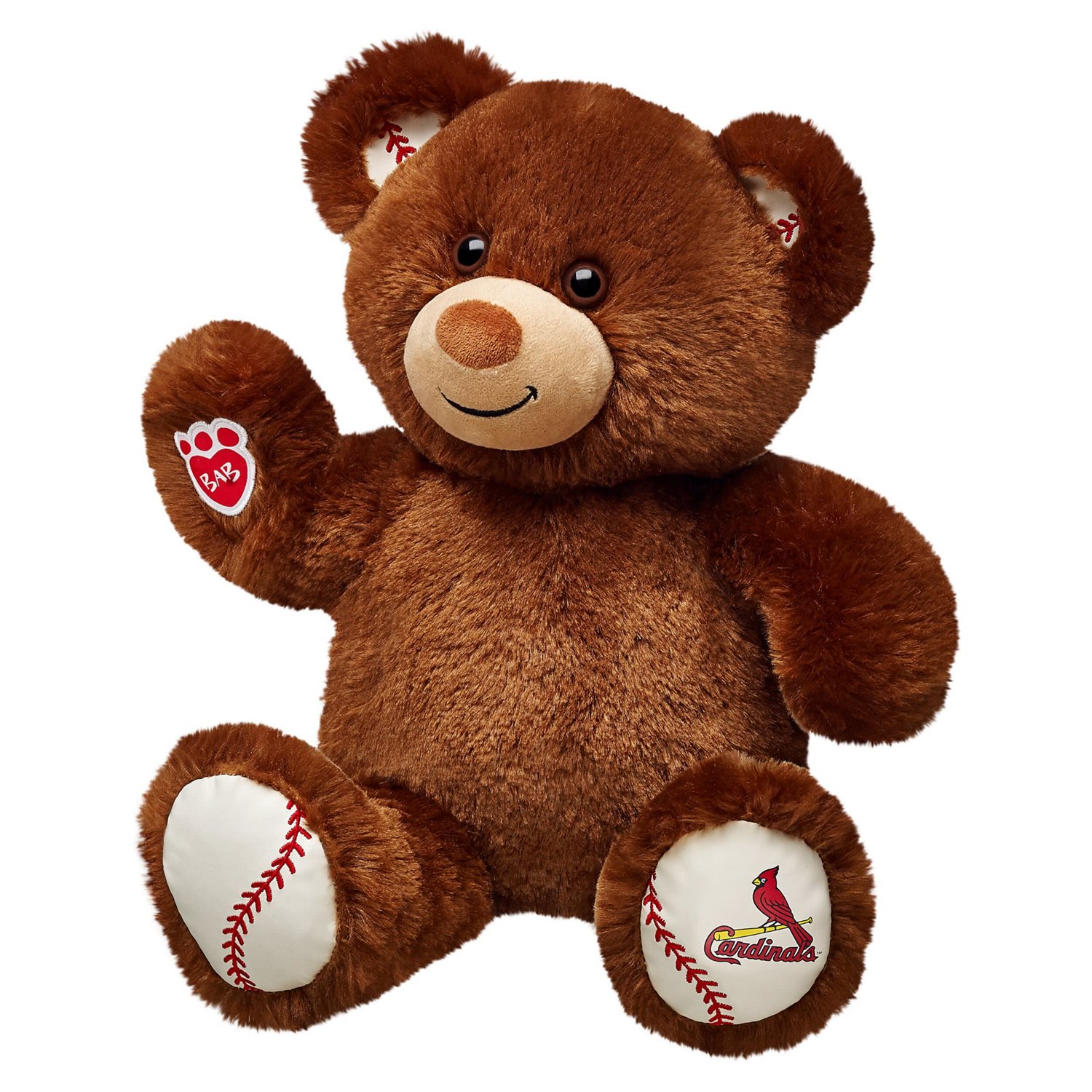 Build-A-Bear St Louis Cardinals Teddy Bear Plush