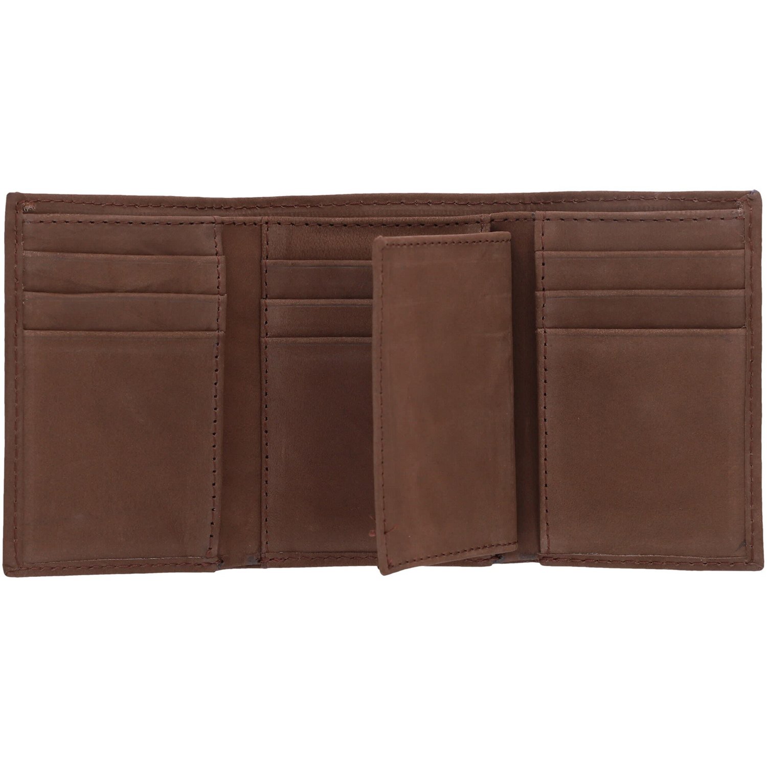 Chicago Cubs Leather Trifold Wallet with Concho