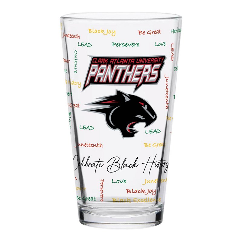 Indigo Falls Clark Atlanta University Panthers 16oz Pint Glass - NCAA Novelty at Academy Sports