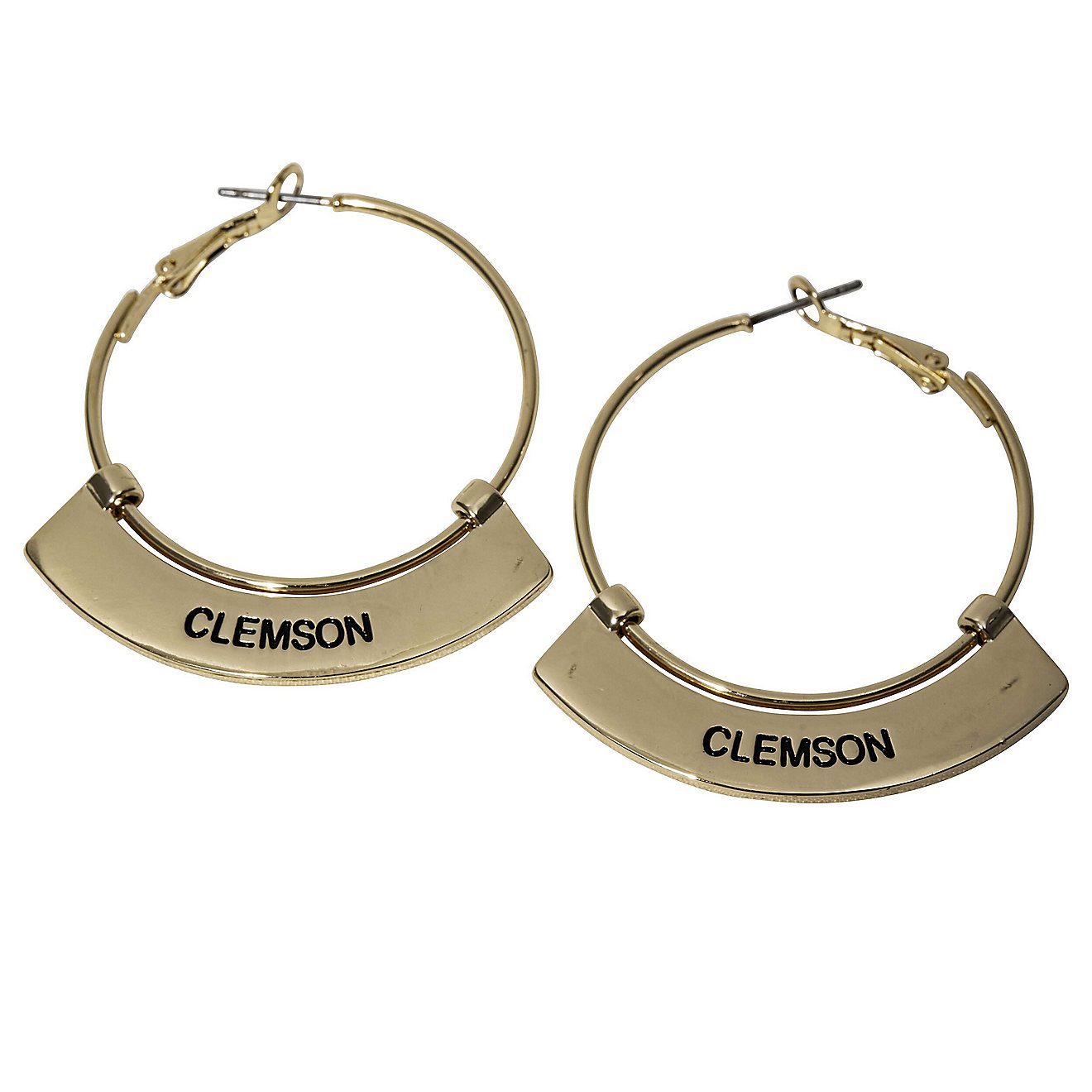 Clemson Tigers Weller Hoop Earrings                                                                                              - view number 1