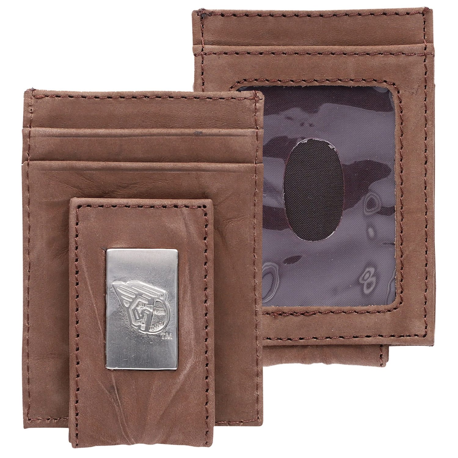 Cleveland Guardians Leather Front Pocket Wallet - view number 1