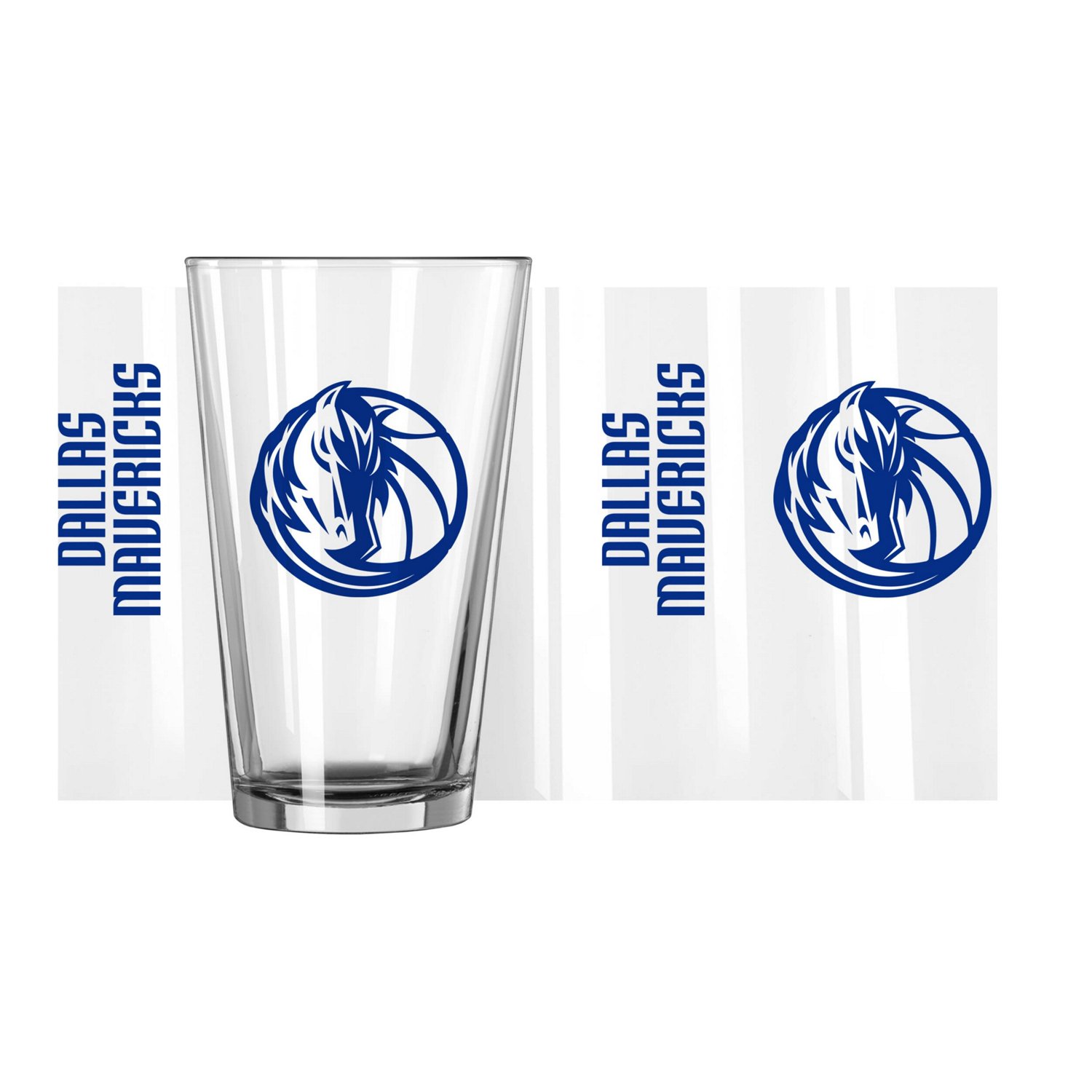 Dallas Mavericks 16oz Team Wordmark Game Day Pint Glass - view number 1