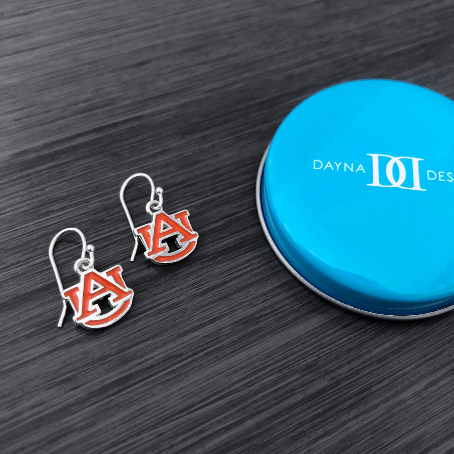 Dayna Designs Auburn Tigers Enamel Dangle Earrings - view number 2
