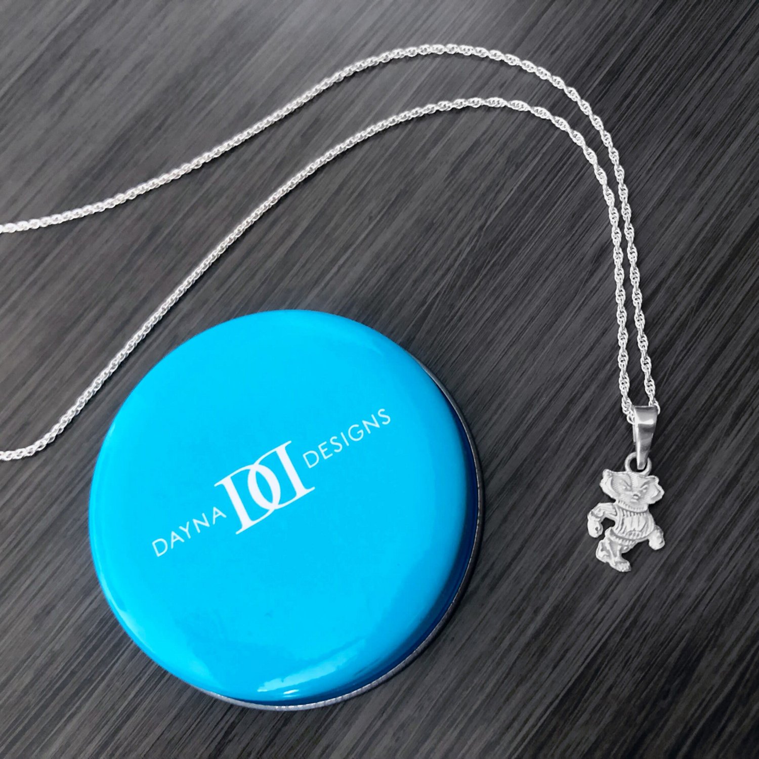 Dayna Designs Wisconsin Badgers Small Pendant Necklace - view number 2