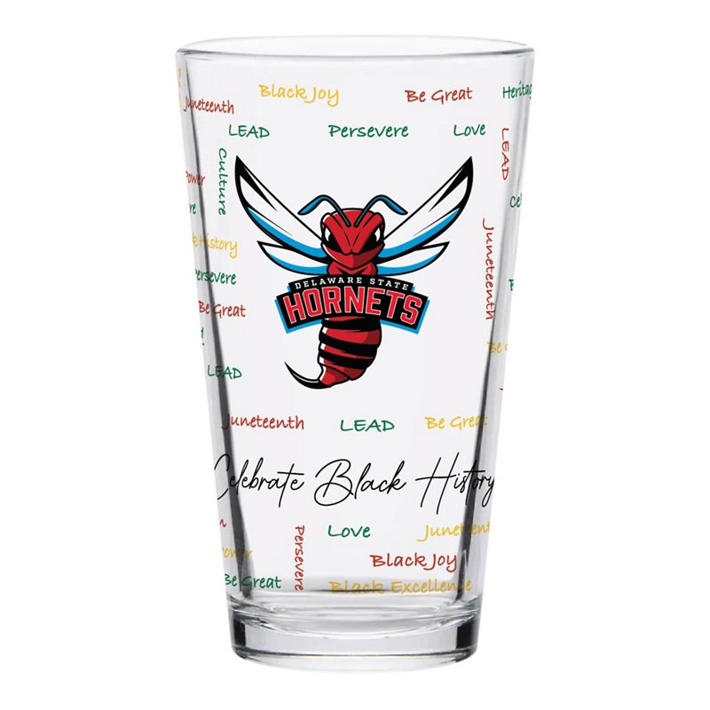 Indigo Falls Delaware State Hornets 16oz Pint Glass - NCAA Novelty at Academy Sports