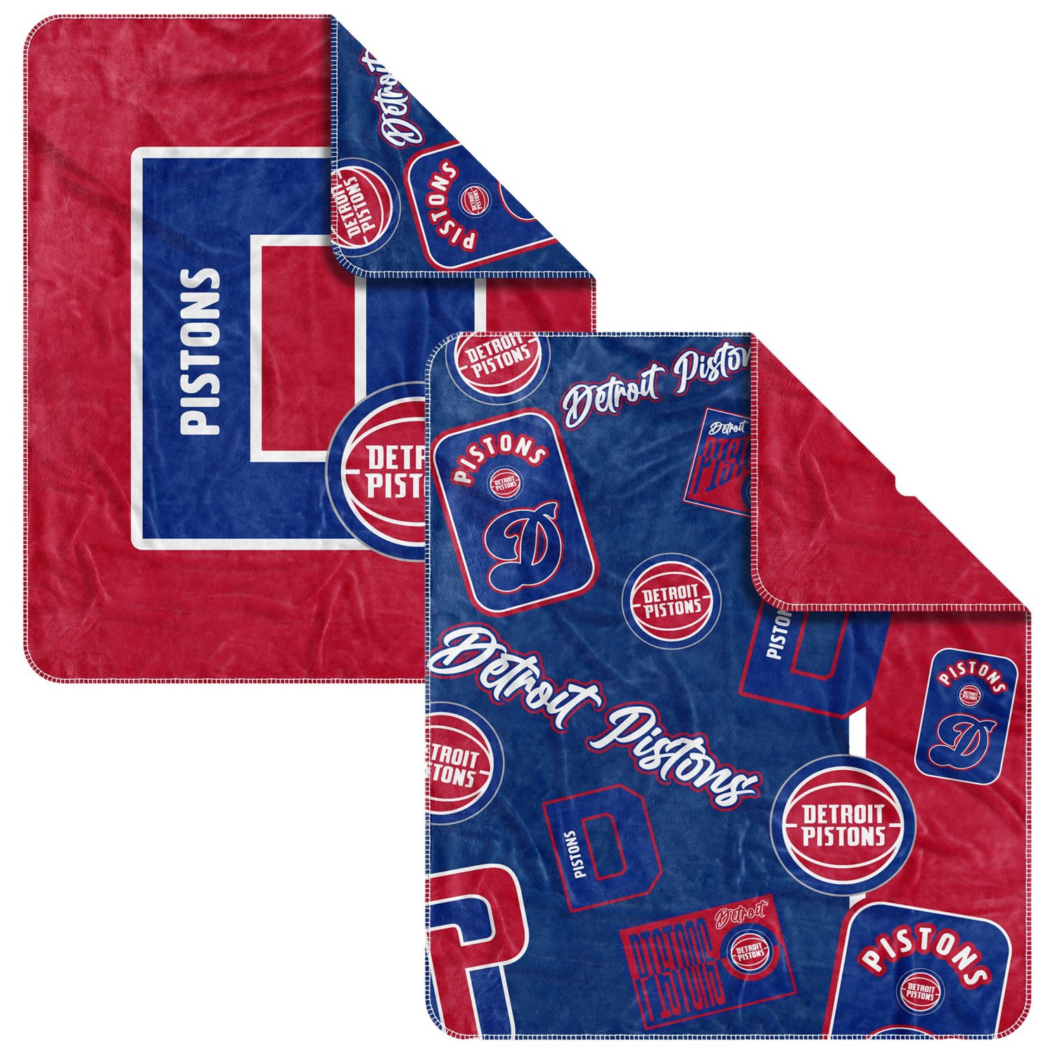Detroit Pistons 50 x 60 Dream Weave Throw Blanket