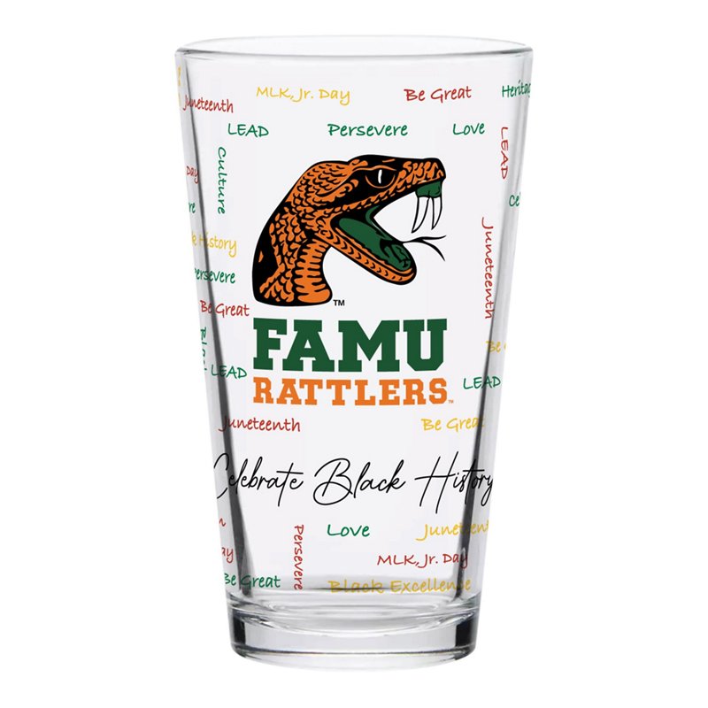 Indigo Falls Florida AM Rattlers 16oz Pint Glass - NCAA Novelty at Academy Sports