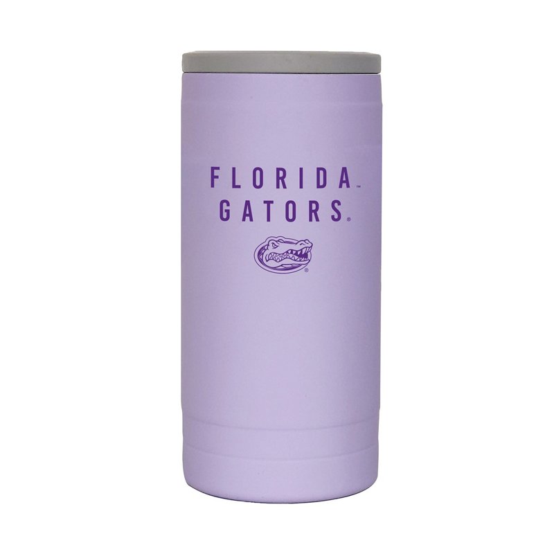 Logo Brands Florida Gators 12oz Lavender Soft Touch Slim Coolie - NCAA Novelty at Academy Sports