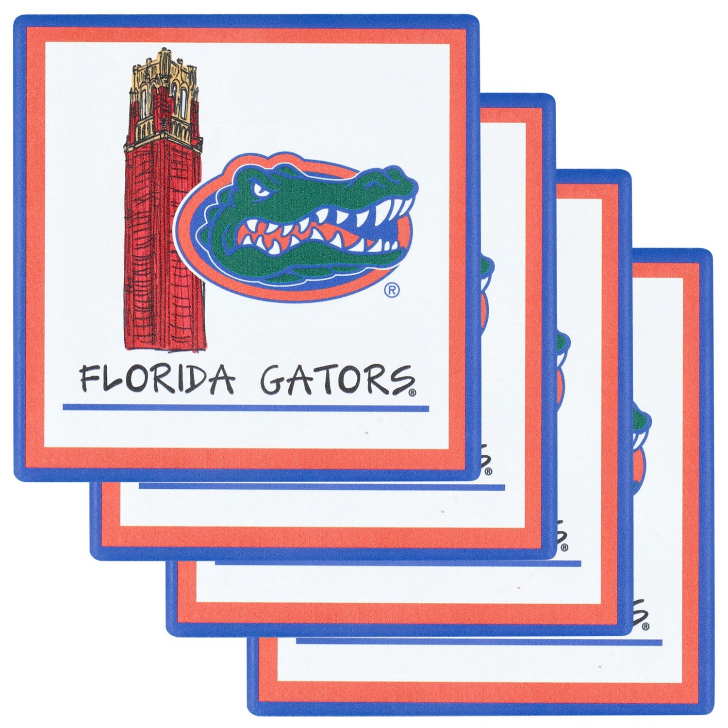 Florida Gators Four-Pack Coaster Set                                                                                             - view number 1