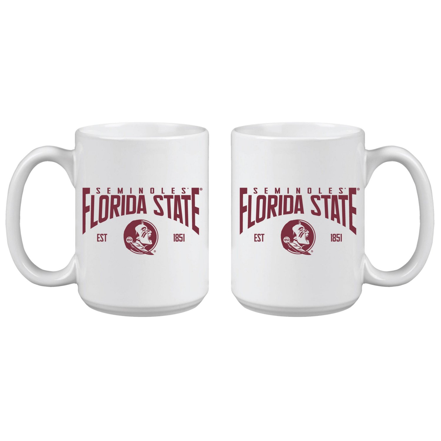 Florida State Seminoles 15oz Established Ceramic Mug Two-Set - view number 3