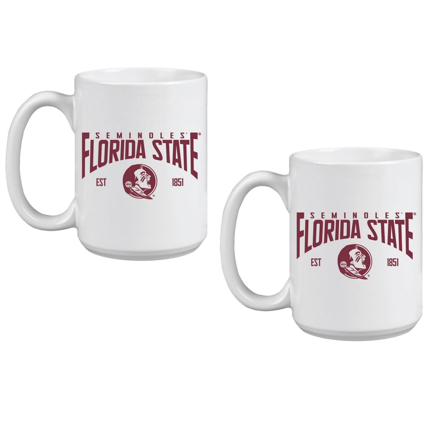 Florida State Seminoles 15oz Established Ceramic Mug Two-Set - view number 2