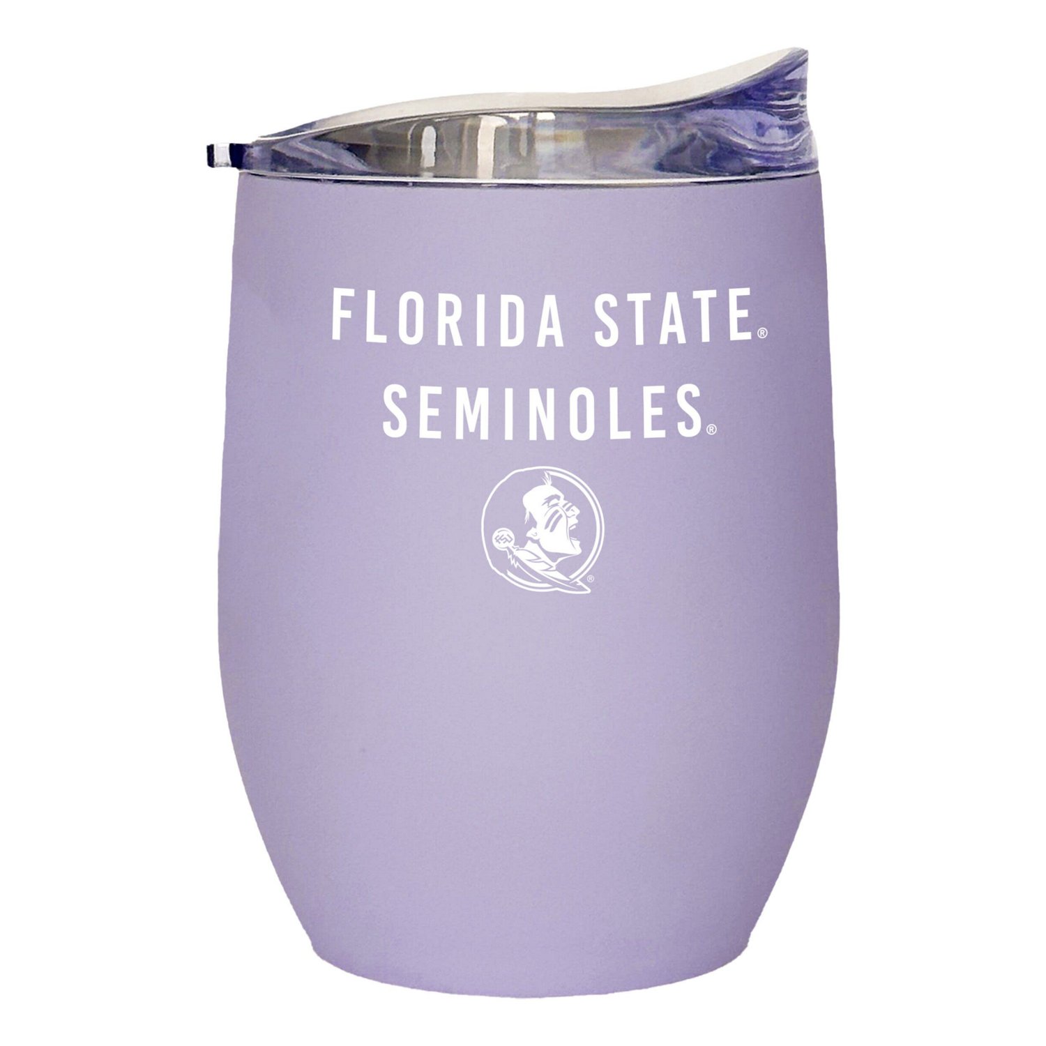 Florida State Seminoles 16oz Lavender Soft Touch Curved Tumbler - view number 1