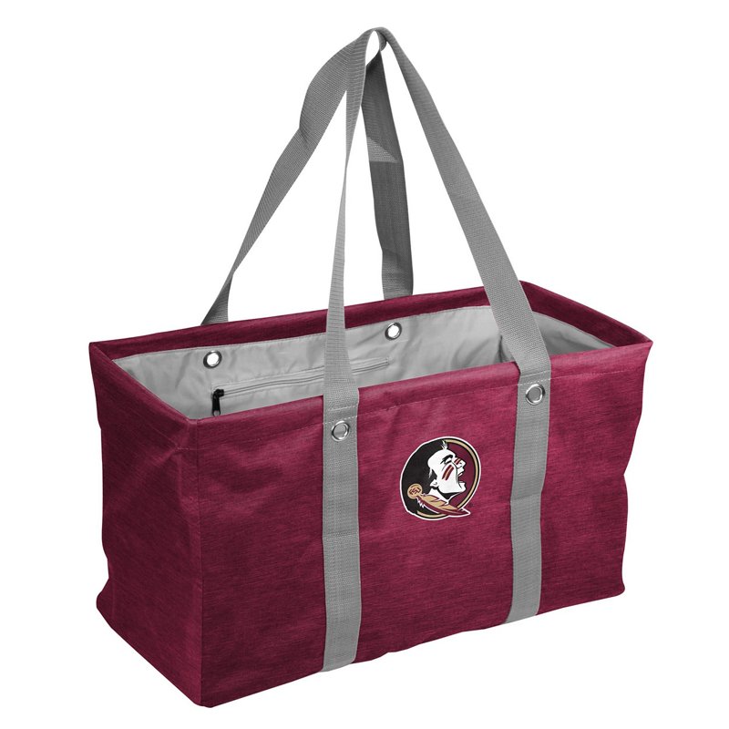 Logo Brands Florida State Seminoles Crosshatch Picnic Caddy Tote Bag - NCAA Novelty at Academy Sports