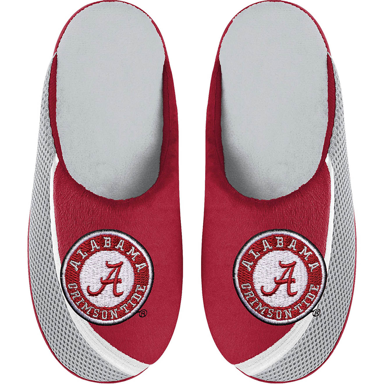 FOCO Alabama Crimson Tide Big Logo Color Edge Slippers                                                                           - view number 1