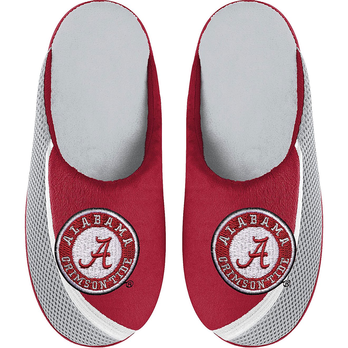 FOCO Alabama Crimson Tide Big Logo Color Edge Slippers                                                                           - view number 1