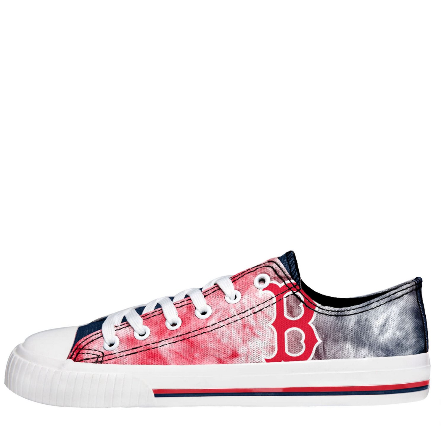 FOCO Boston Sox Big Logo Tie-Dye Canvas Sneakers - view number 2