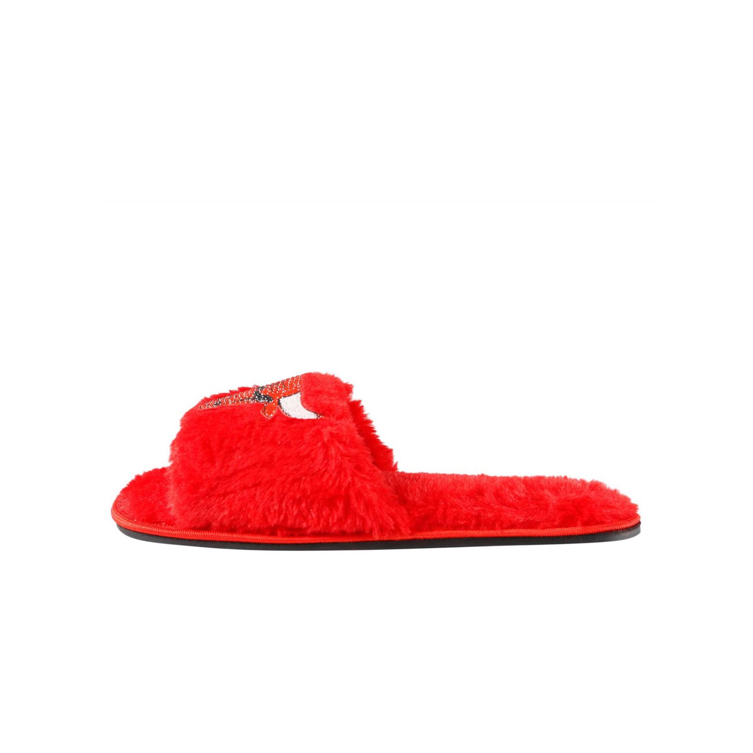 FOCO Chicago Bulls Rhinestone Fuzzy Slippers - view number 2