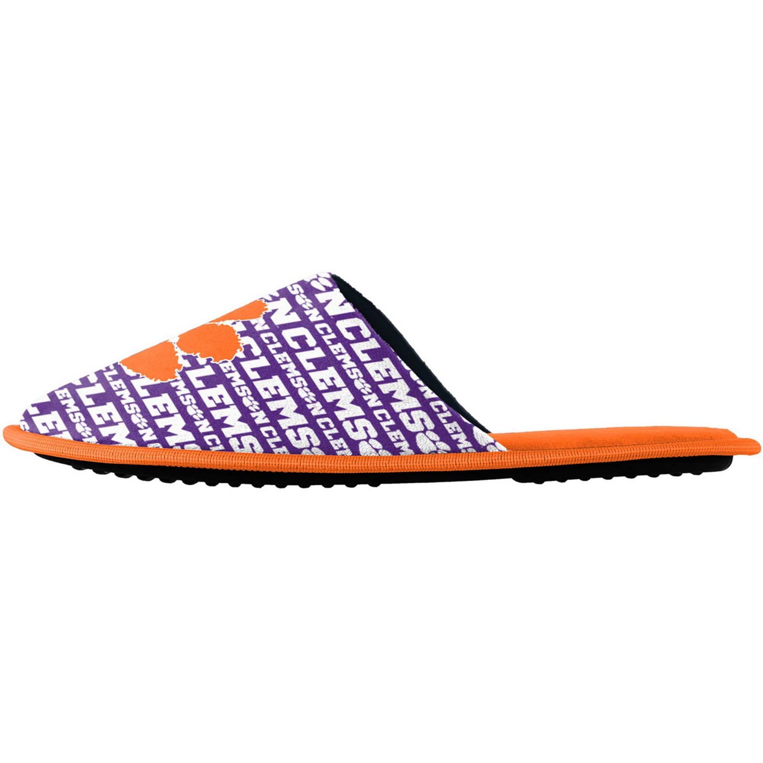 FOCO Clemson Tigers Scuff Wordmark Slide Slippers - view number 2