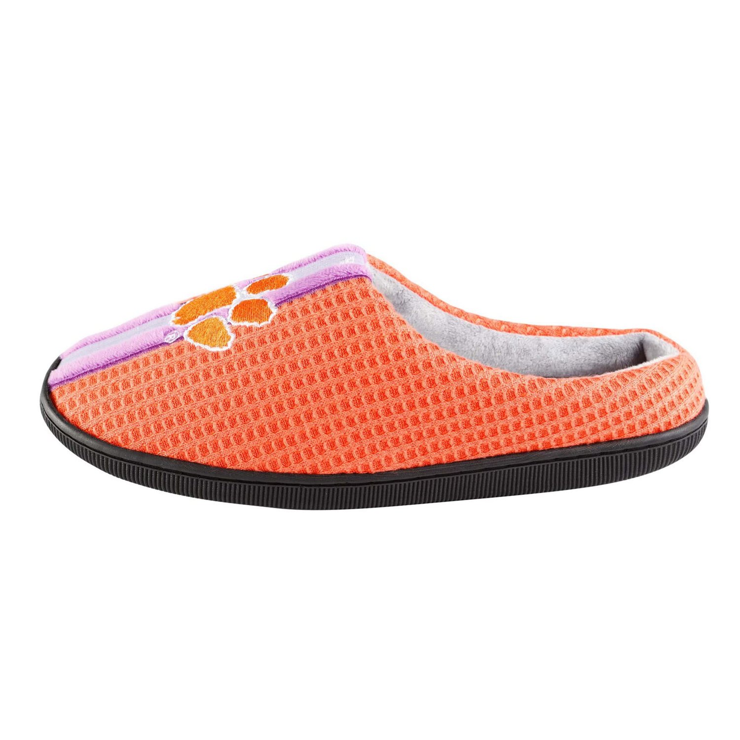 FOCO Clemson Tigers Team Stripe Memory Foam Slide Slippers - view number 2