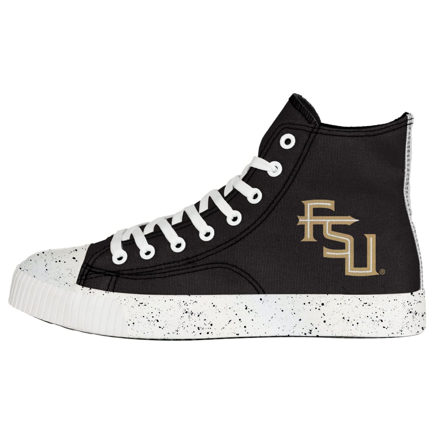 FOCO Florida State Seminoles Paint Splatter High Top Sneakers