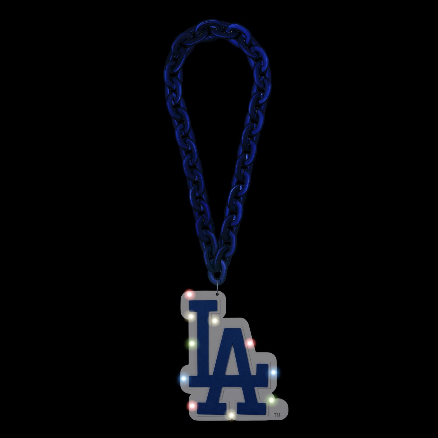 FOCO Los Angeles Dodgers Light Up Big Logo Fan Chain - view number 2