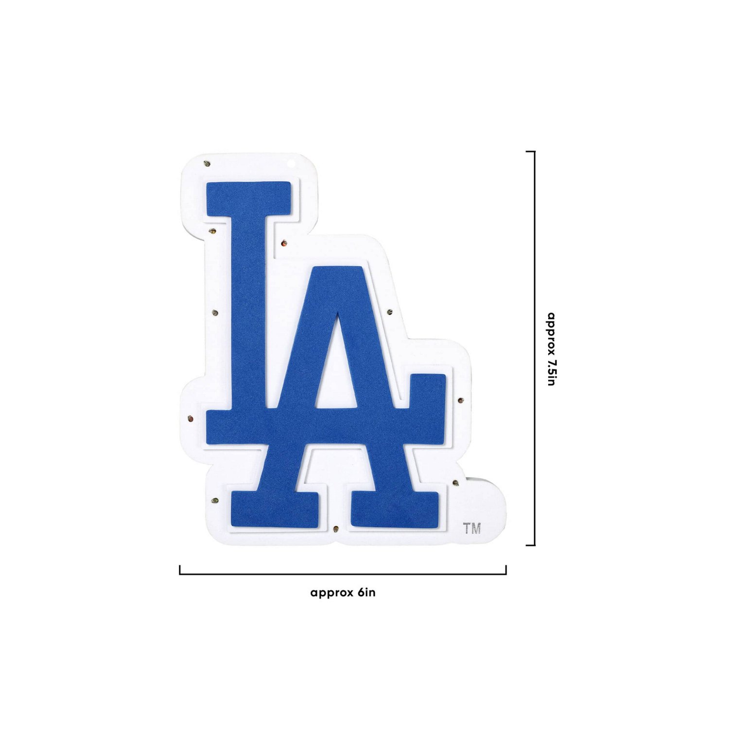 FOCO Los Angeles Dodgers Light Up Big Logo Fan Chain - view number 3