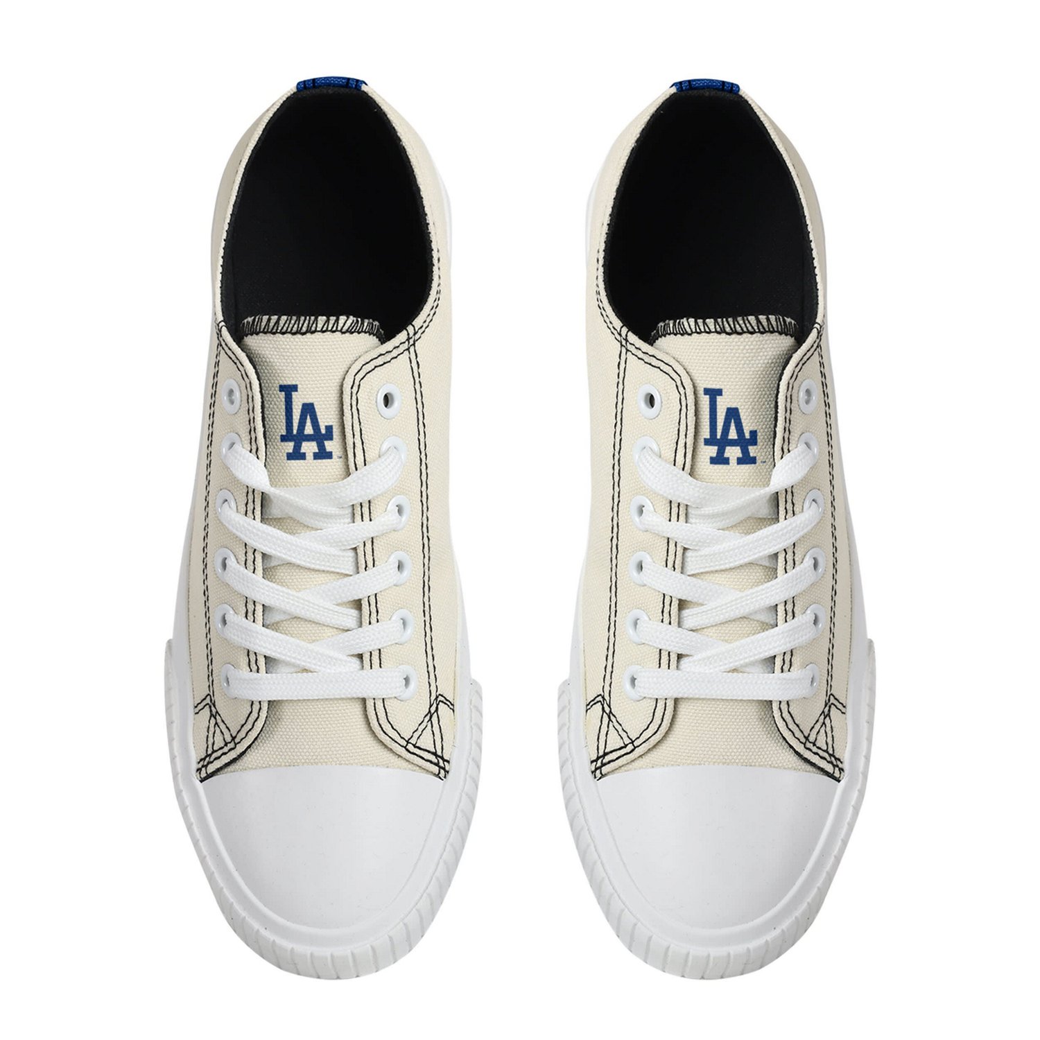 FOCO Los Angeles Dodgers Low Top Canvas Shoes - view number 3