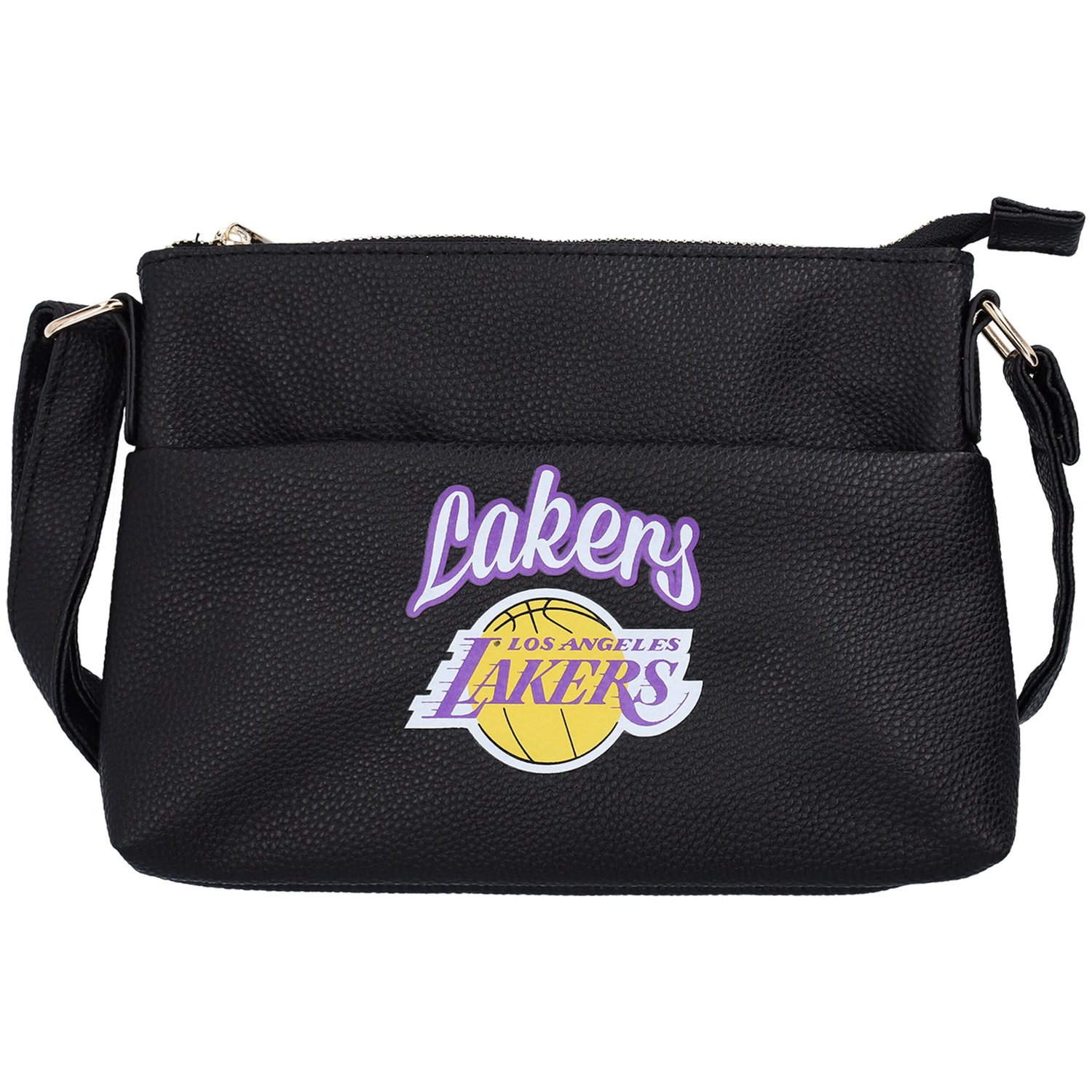 FOCO Los Angeles Lakers Logo Script Crossbody Handbag - view number 1