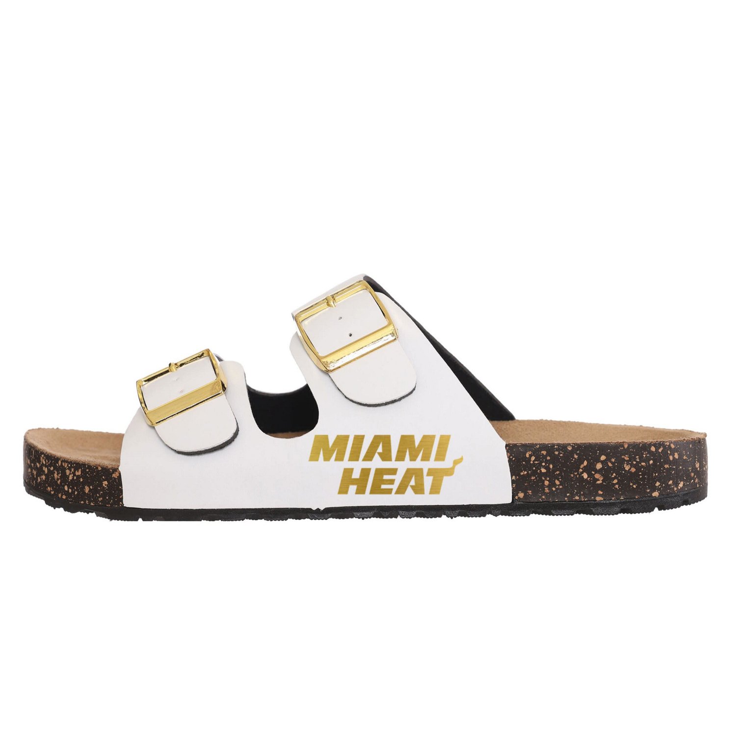 FOCO Miami Heat Double-Buckle Sandals - view number 2