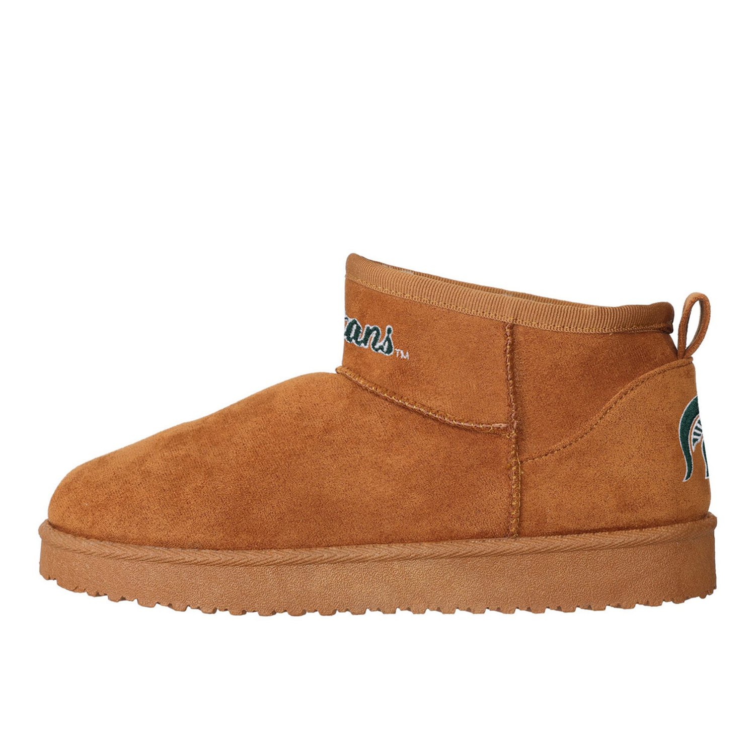 FOCO Michigan State Spartans Team Logo Fuzzy Fan Boots                                                                           - view number 2