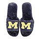 FOCO Michigan Wolverines Rhinestone Fuzzy Slippers                                                                               - view number 1 selected