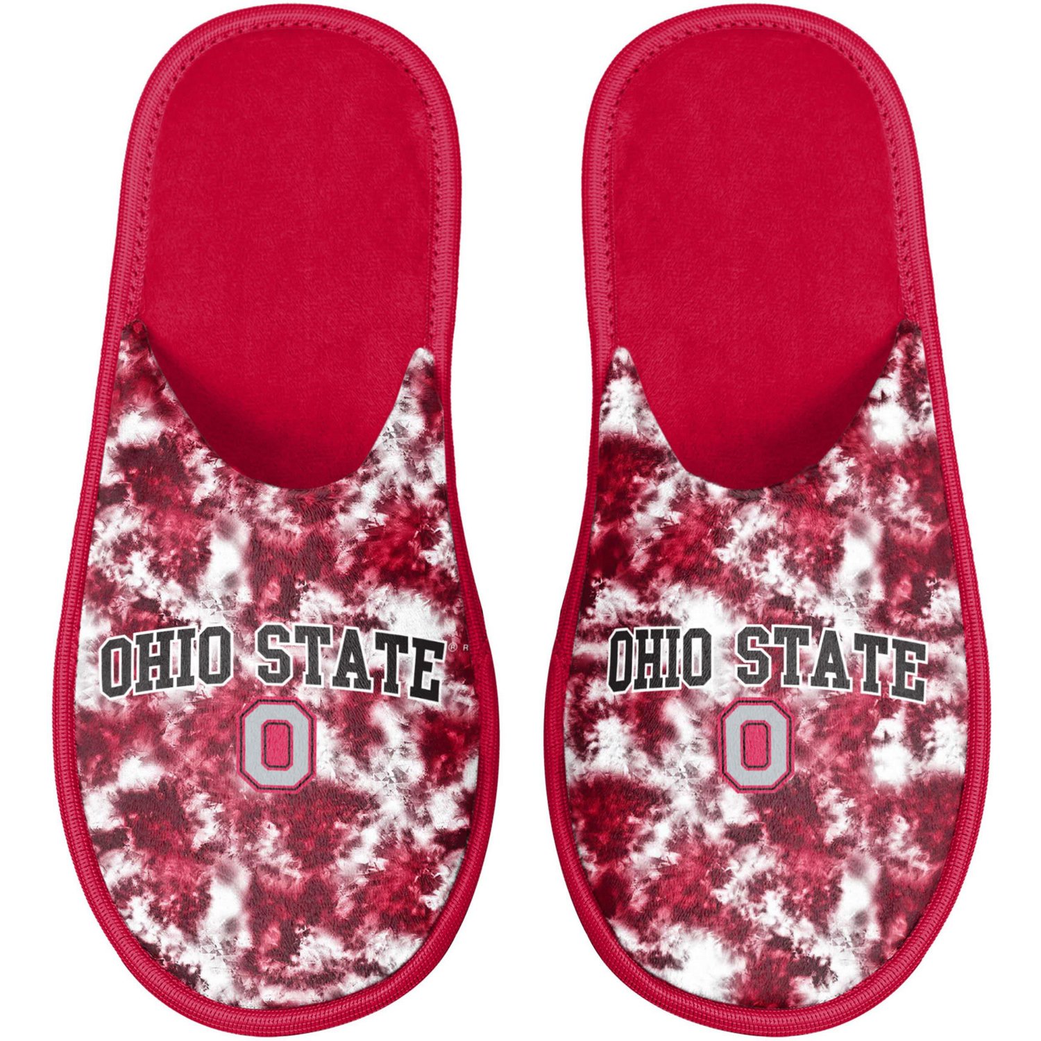 FOCO Ohio State Buckeyes Iconic Logo Scuff Slippers - view number 1