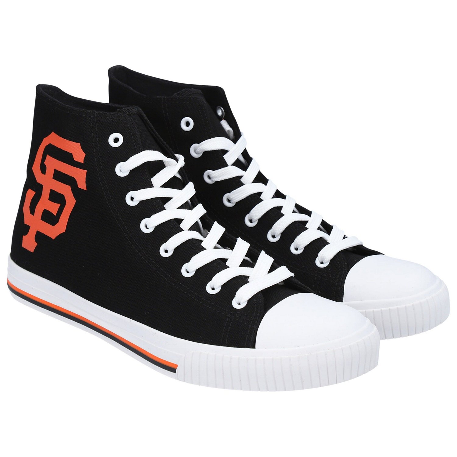 FOCO San Francisco Giants Big Logo High Top Canvas Shoes