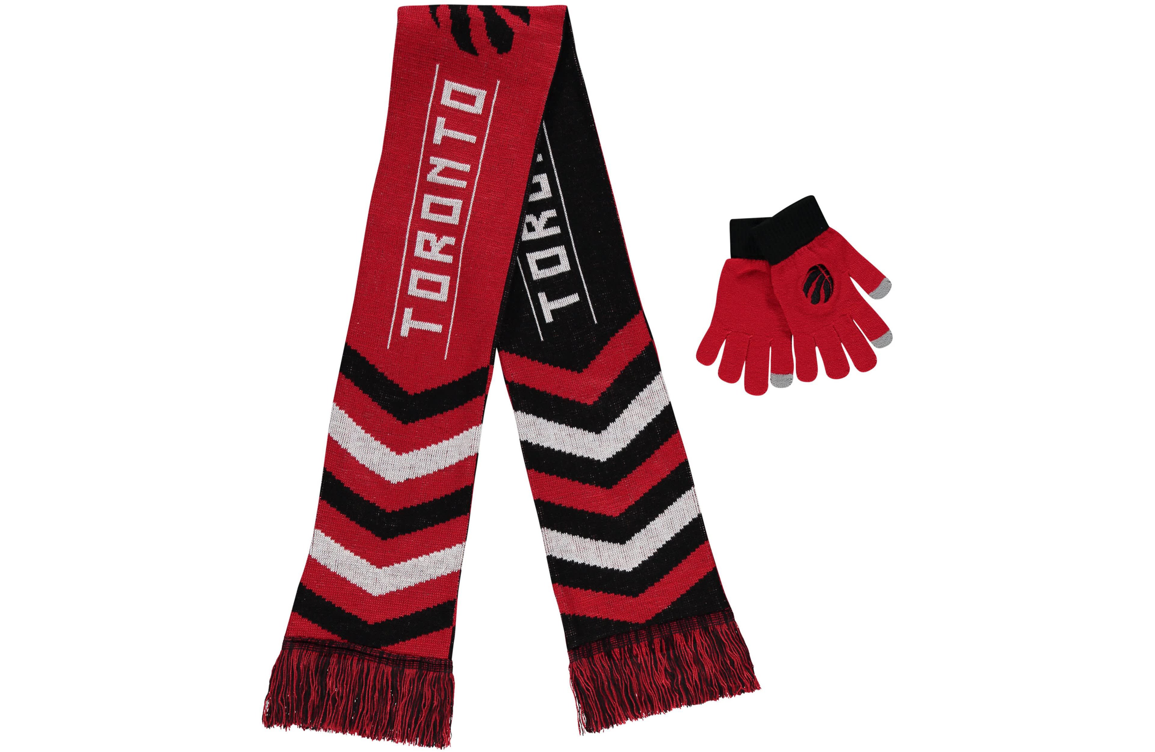 FOCO Toronto Raptors Glove  Scarf Combo Set