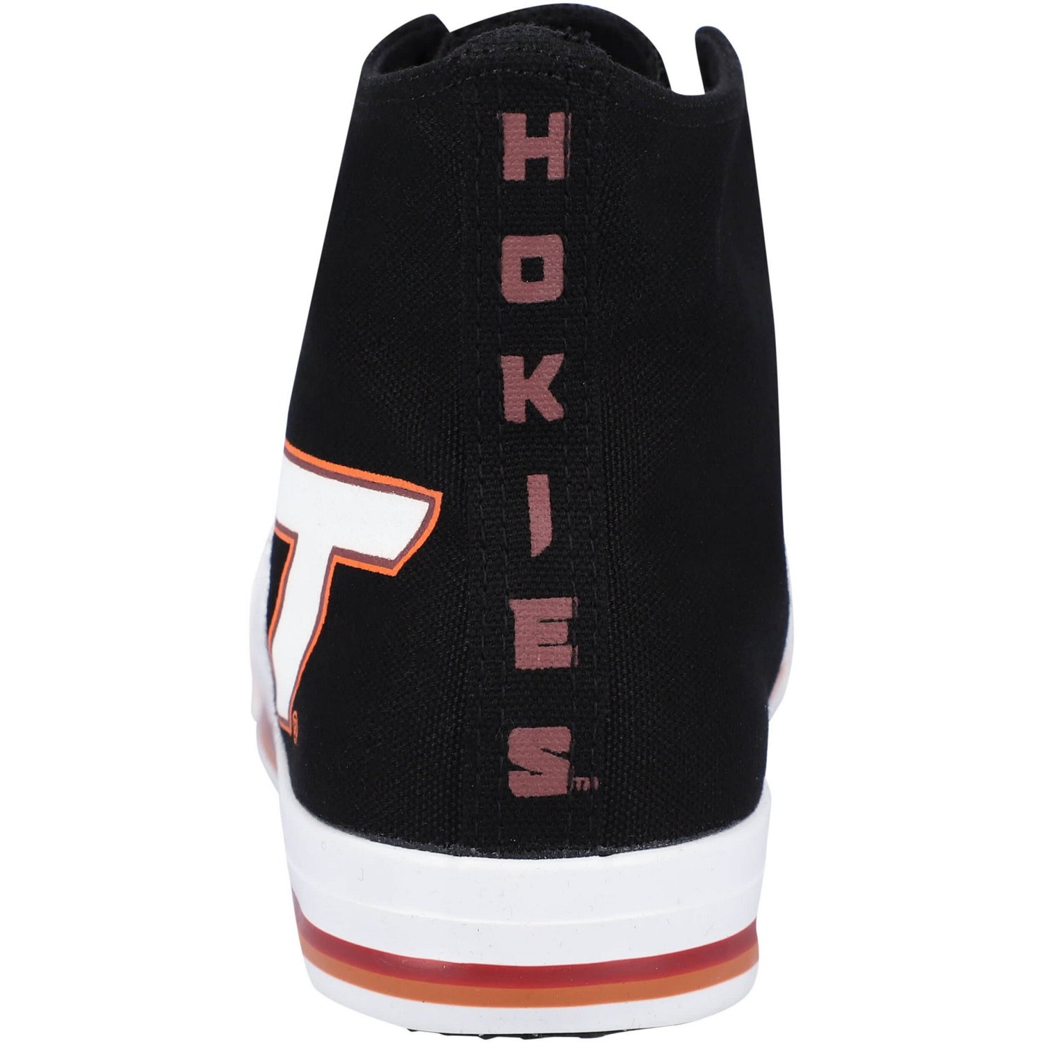 FOCO Virginia Tech Hokies Big Logo High Top Canvas Shoes - view number 3