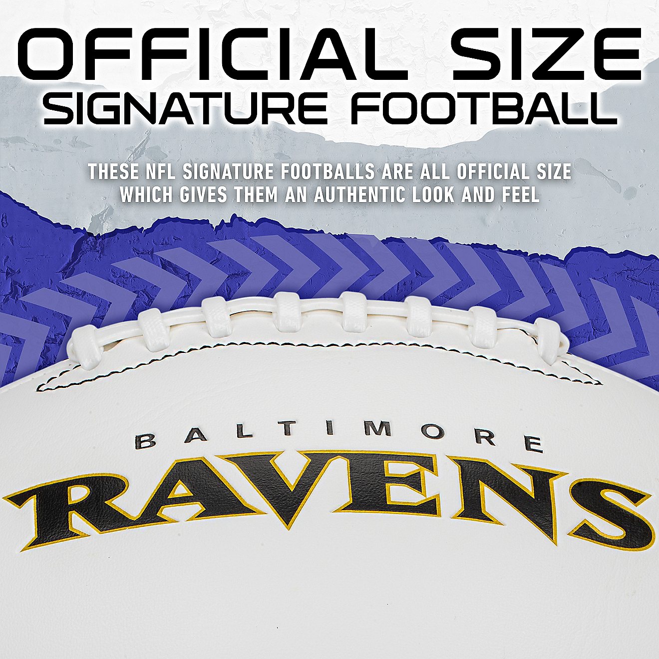 Franklin Baltimore Ravens Official Size Autograph Football                                                                       - view number 4