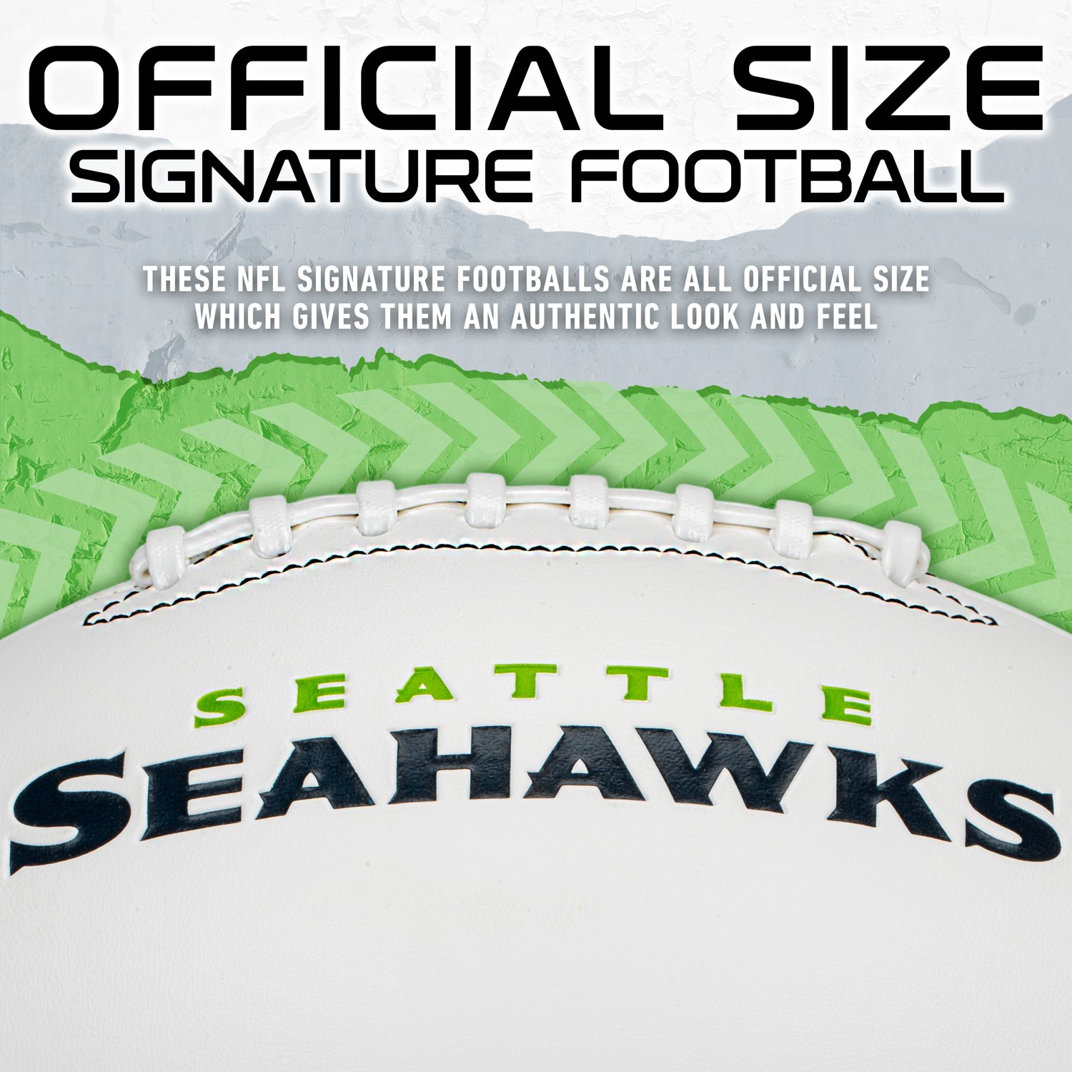 Franklin Seattle Seahawks Official Size Autograph Football - view number 4