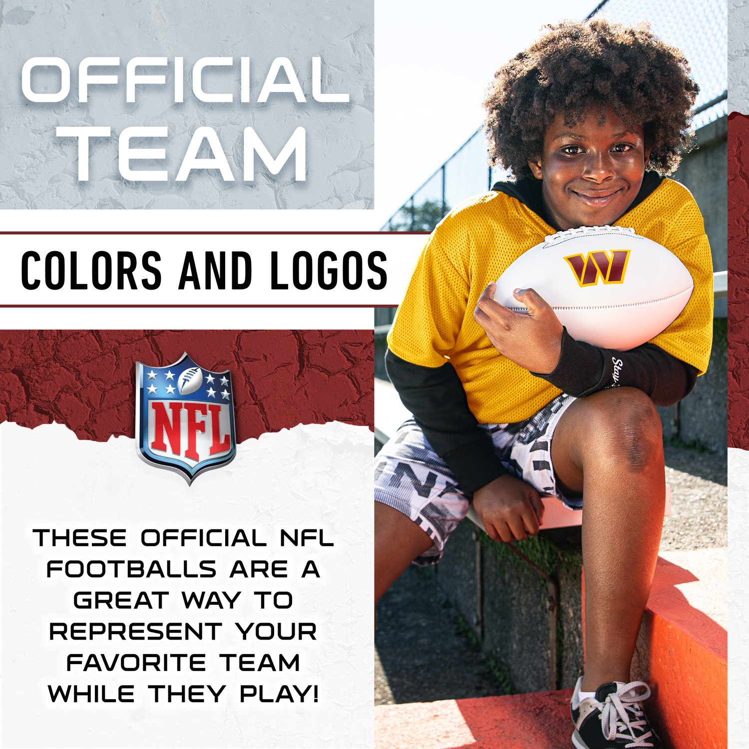 Franklin Washington Commanders Official Size Autograph Football                                                                  - view number 7