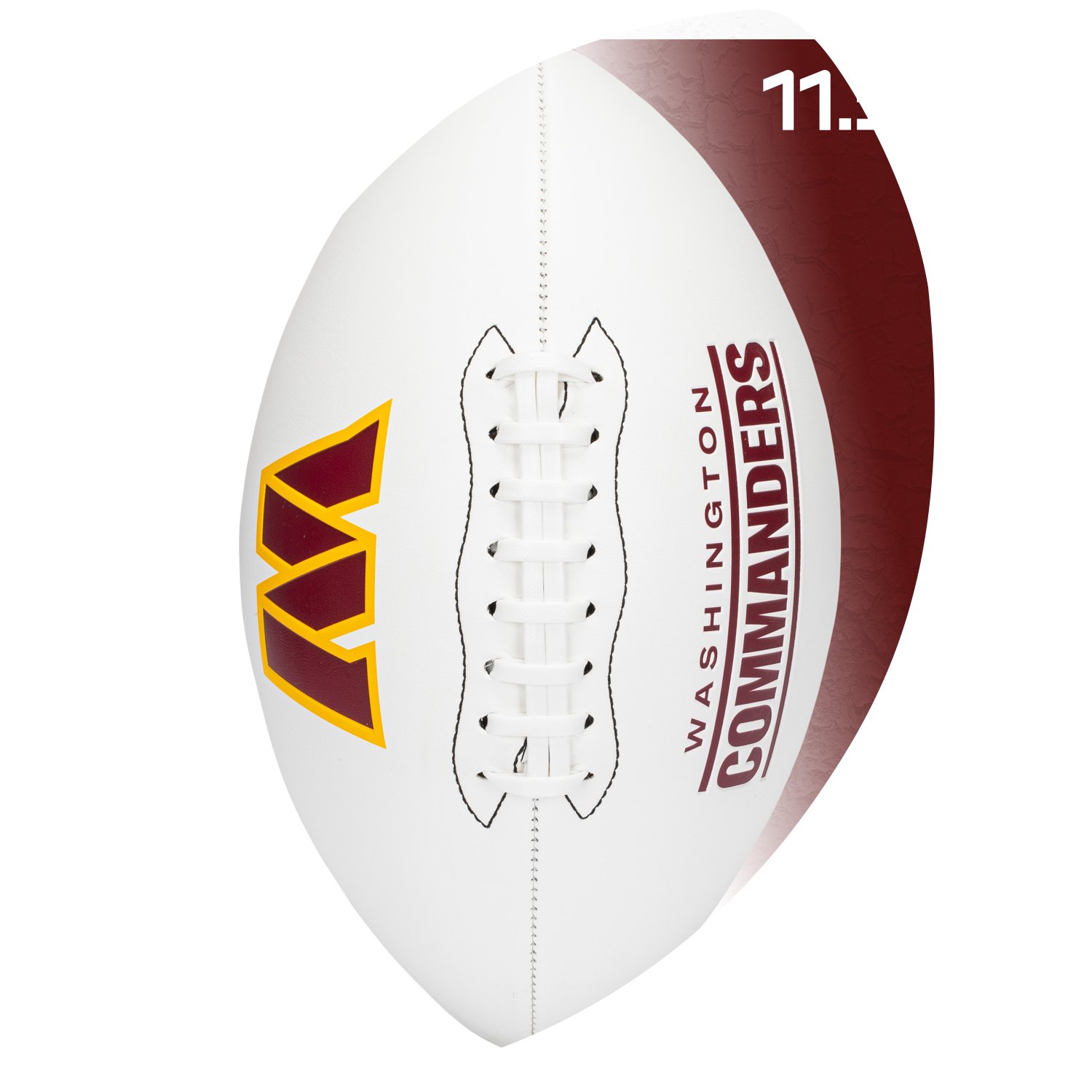 Franklin Washington Commanders Official Size Autograph Football                                                                  - view number 2