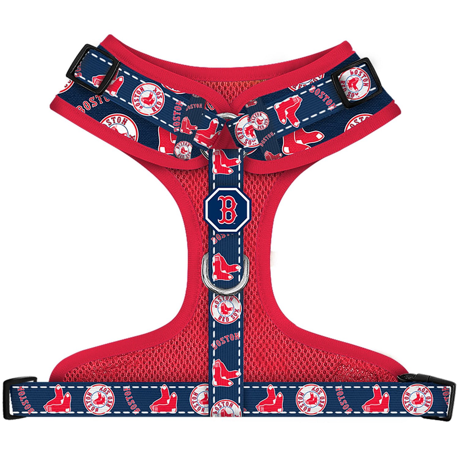 Fresh Pawz Boston Red Sox Adjustable Mesh Pet Harness - view number 2