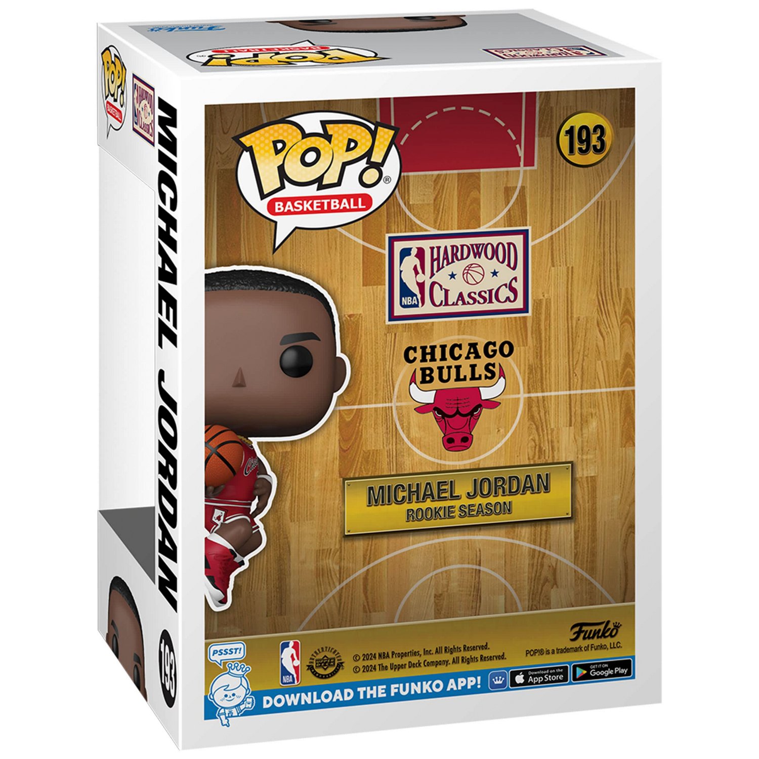 Funko Pop Chicago Bulls 193 Michael Jordan Rookie Season Vinyl Figure                                                            - view number 2