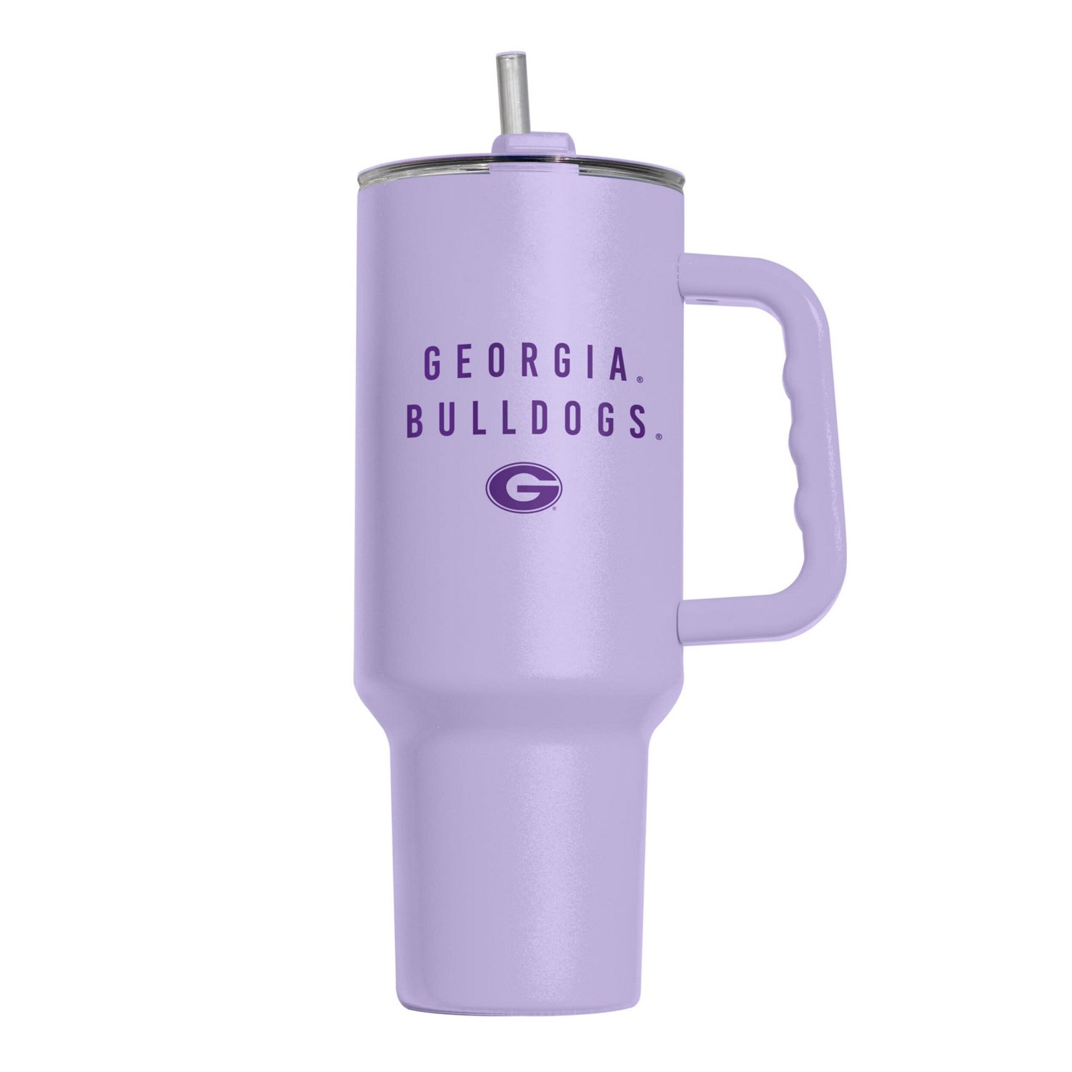 Georgia Bulldogs 40oz Lavender Soft Touch Tumbler - view number 1