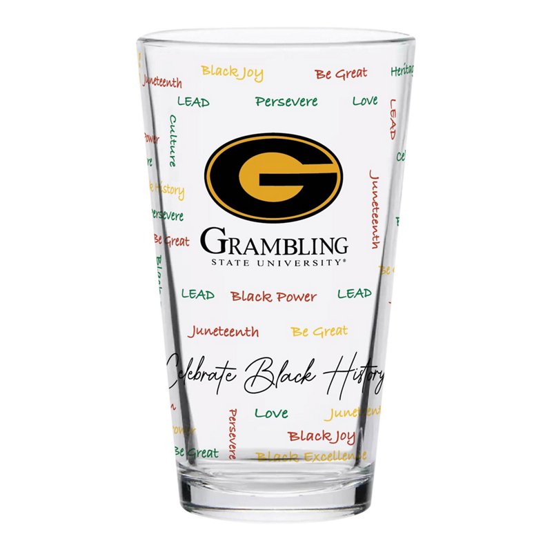 Indigo Falls Grambling Tigers 16oz Pint Glass - NCAA Novelty at Academy Sports