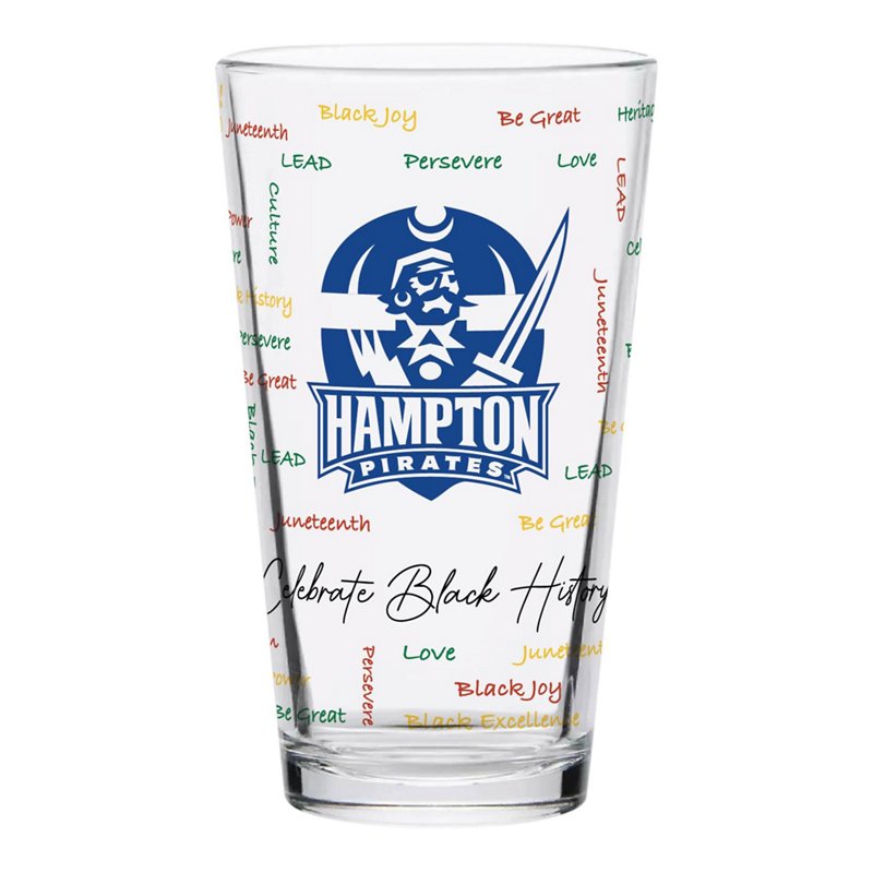 Indigo Falls Hampton Pirates 16oz Pint Glass - NCAA Novelty at Academy Sports